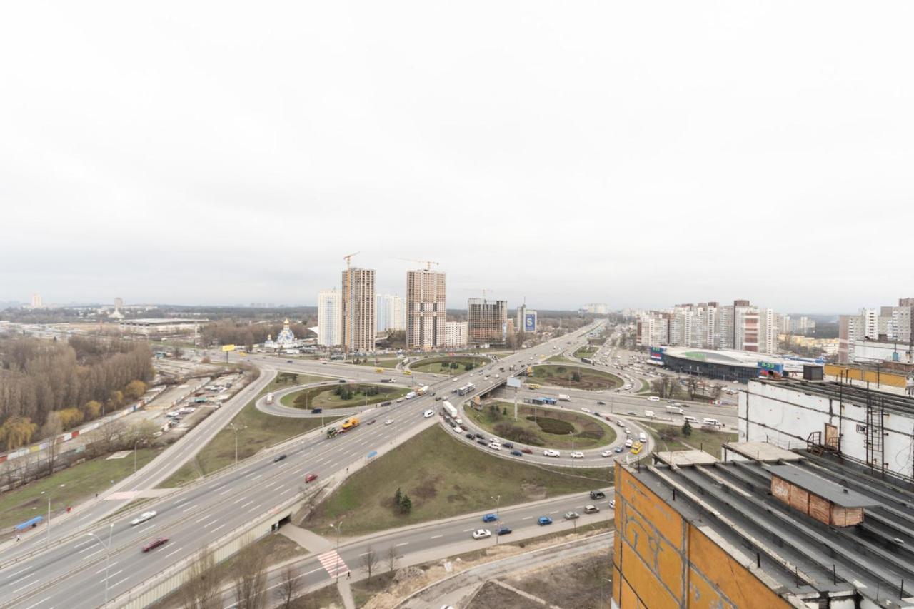 Уютная 1 Комнатная Квартира Люкс На Теремках Kiev Bagian luar foto